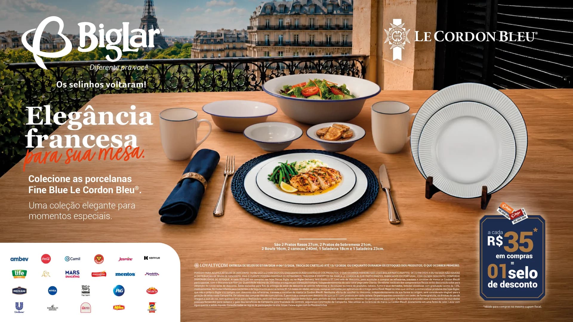 BigLar - Linha de Louças Fine Blue Le Cordon Bleu — imagem 4