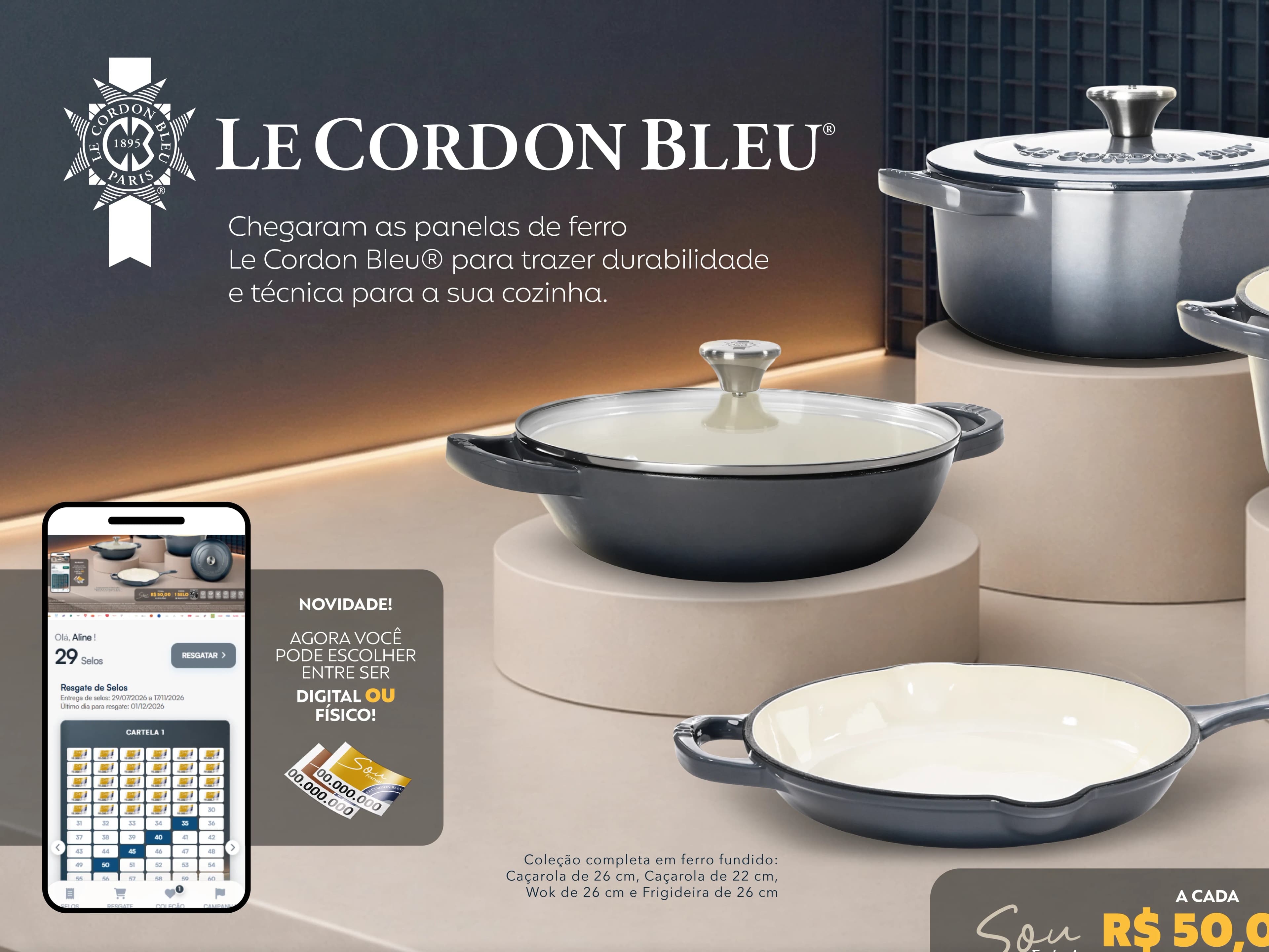 Festval - Panelas de Ferro Eternité Le Cordon Bleu — imagem 2